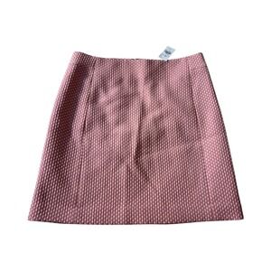 LOFT Women's Pink Textured A-Line Skirt‎ - Size 8 - Career, Casual